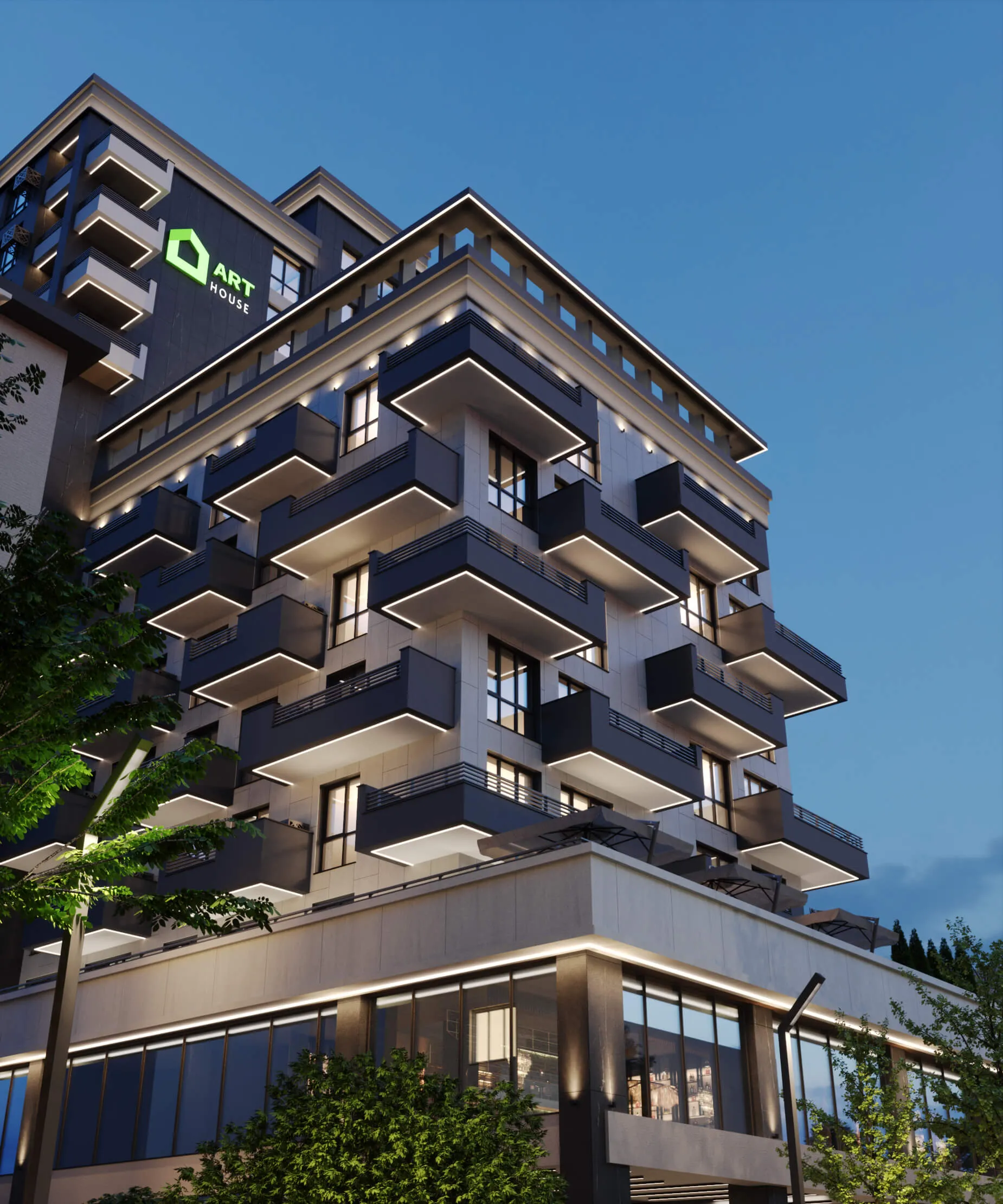 Рендер житлового комплексу Бульвар